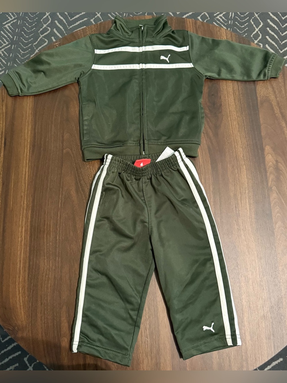 Baby boy puma tracksuit jacket and pants set